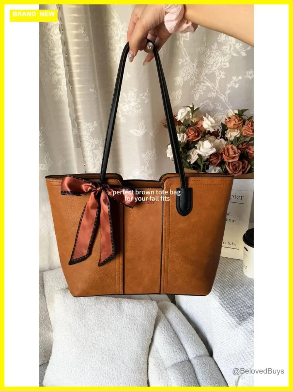 Top Handle Satchel Purse Vegan Leather Work Tote Shoulder Bag